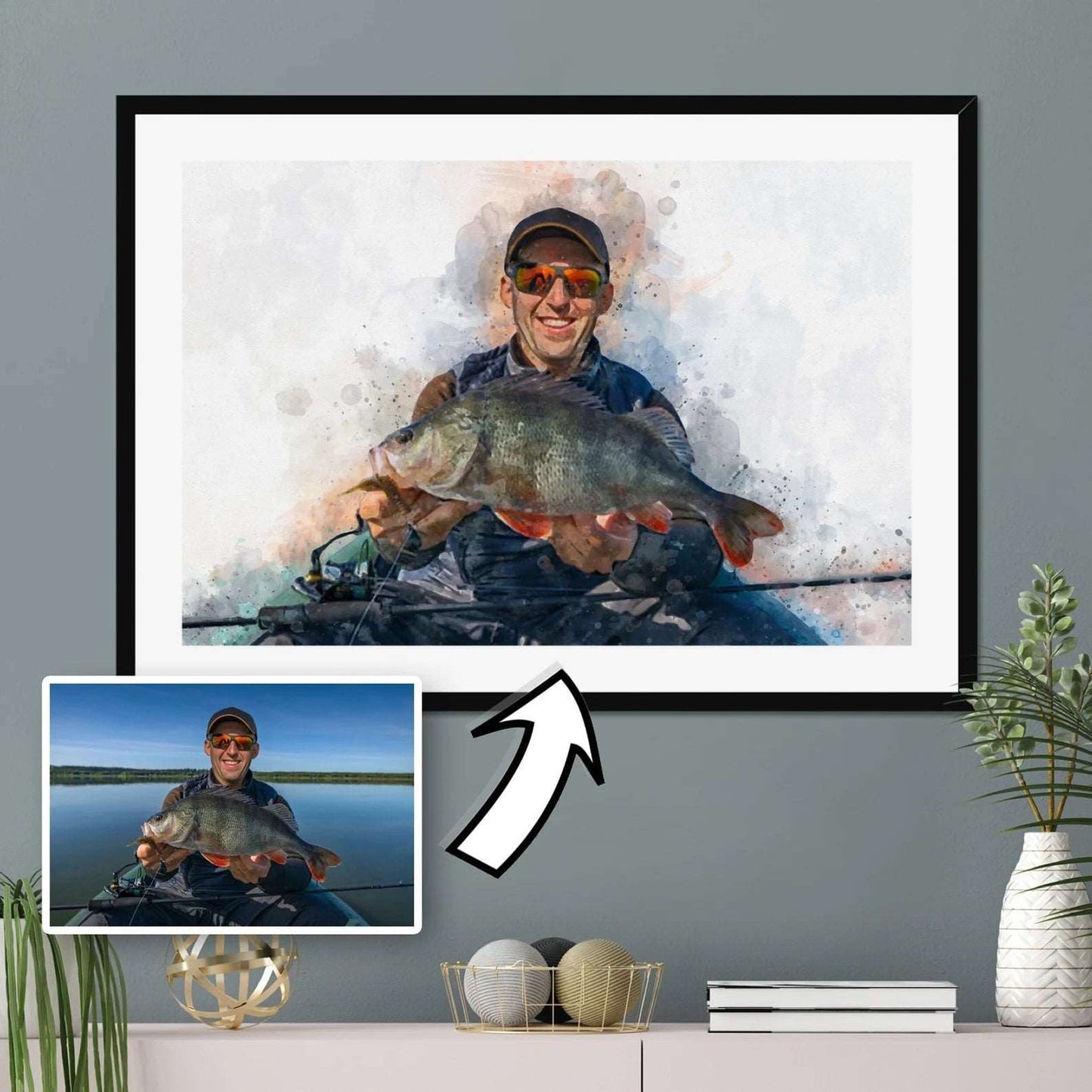 fishing present