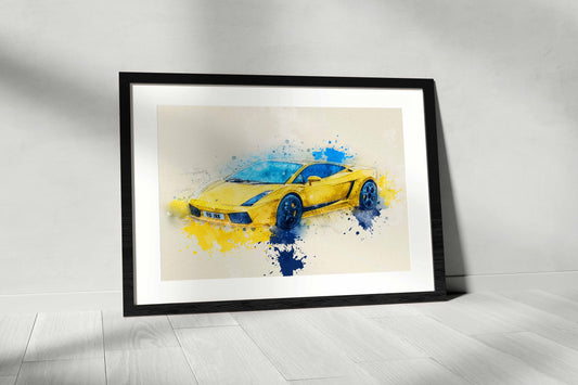 Custom Car Graffiti Painting Effect, Gifts For Car Lovers, Illustrate My Car, Car Illustration, Car Photos, Car Portrait, Birthday Presents