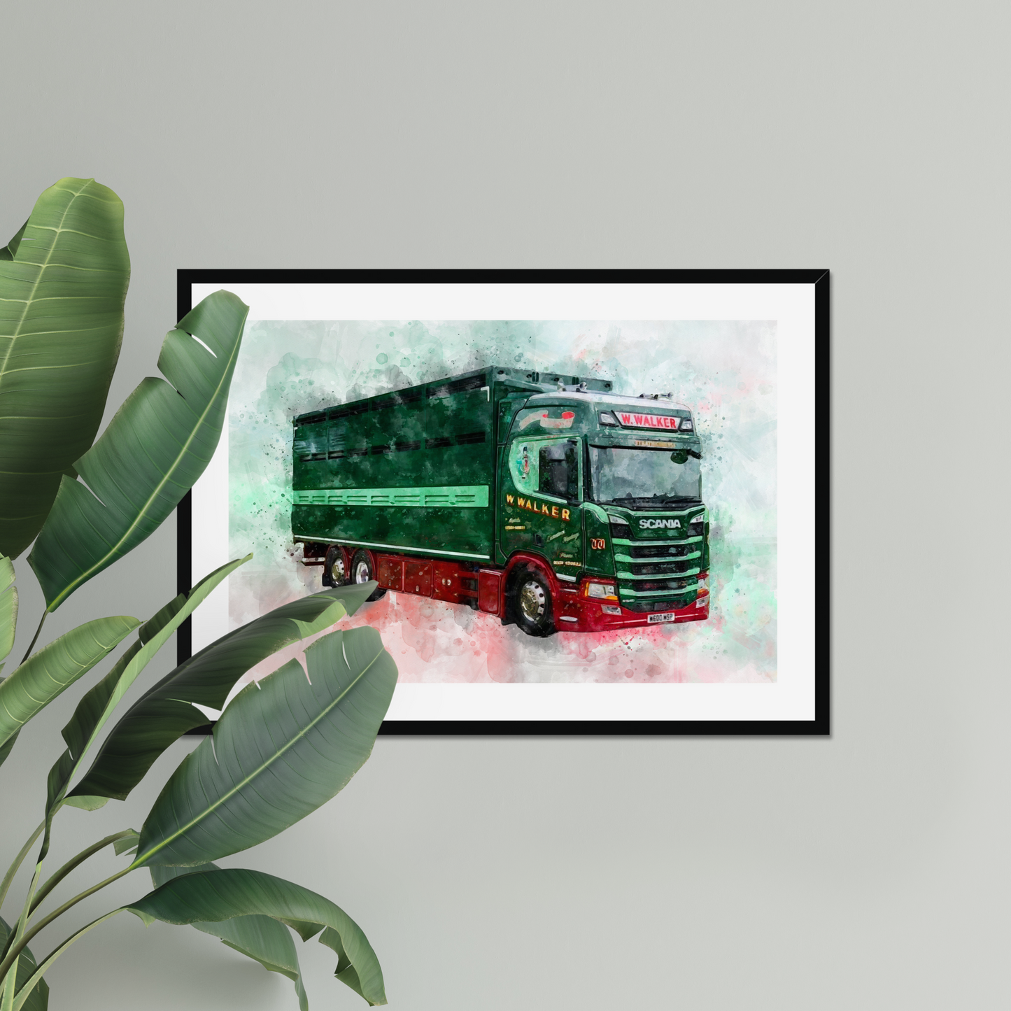 Gift For Lorry Driver | Photo to Painting
