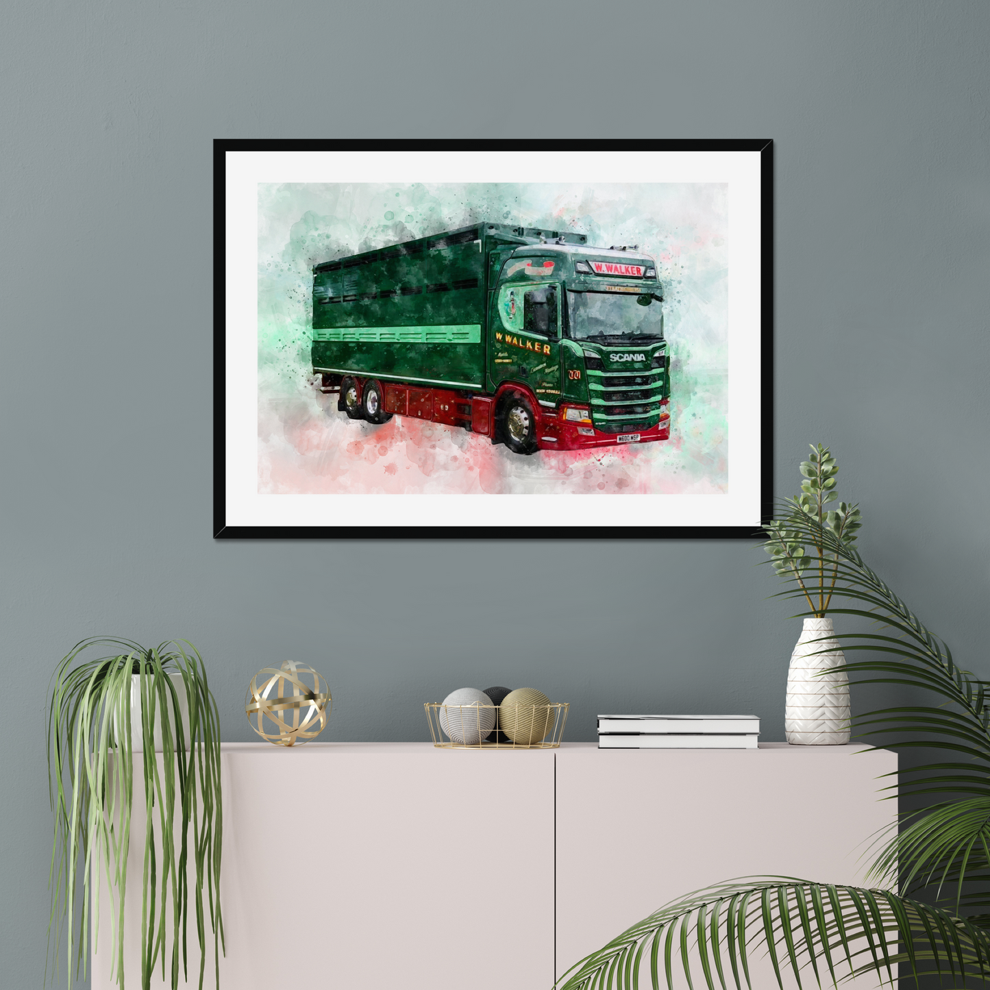 Gift For Lorry Driver | Photo to Painting