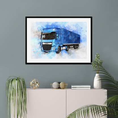 Gift For Lorry Driver | Photo to Painting