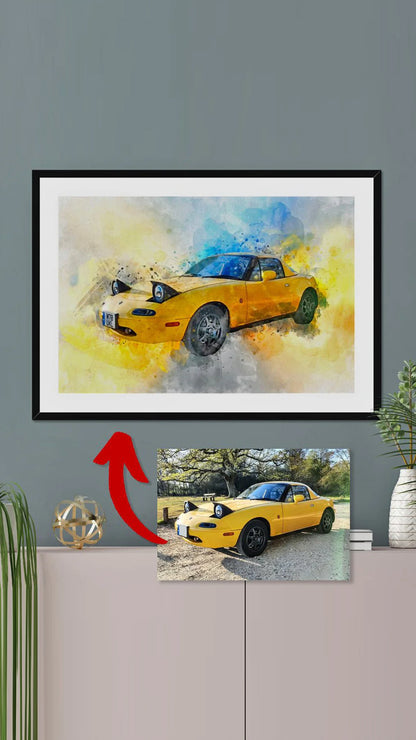 Gifts for Car Lovers | Photo to Painting