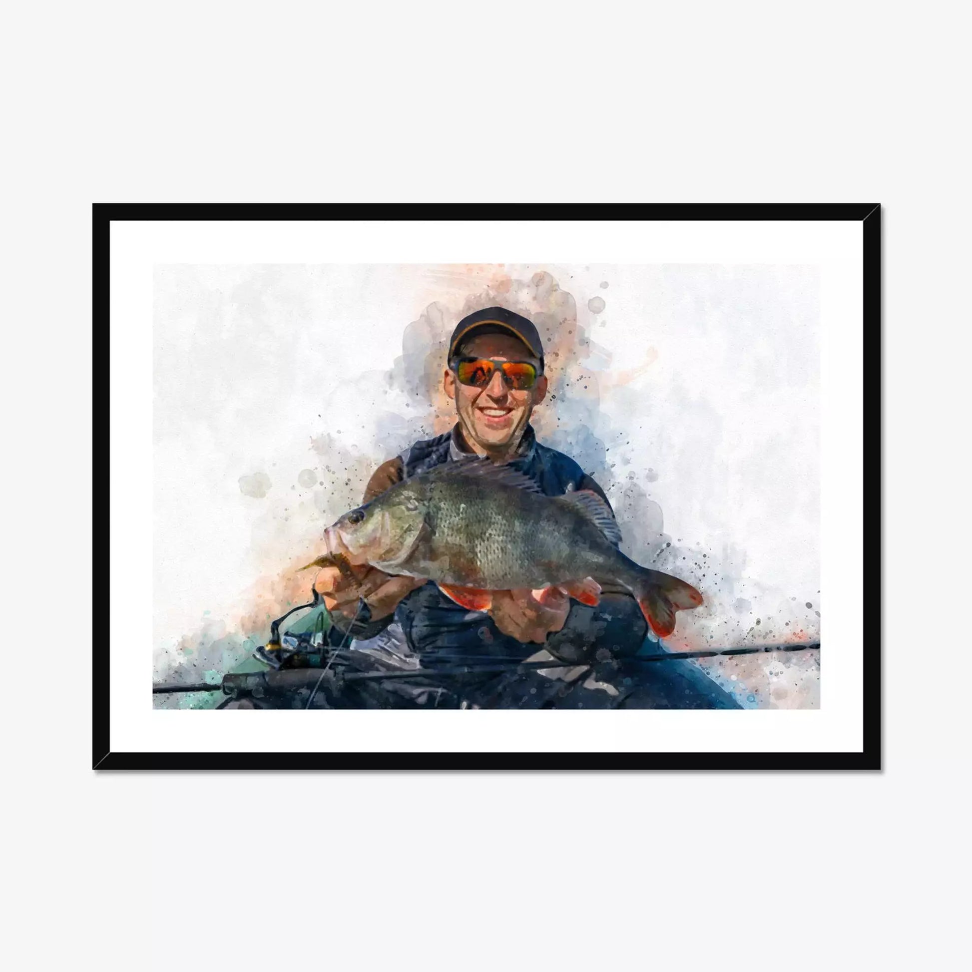Fishing Gifts - Gift Ideas for Fishermen  Photo to Painting – Personalised  Photo Gifts UK