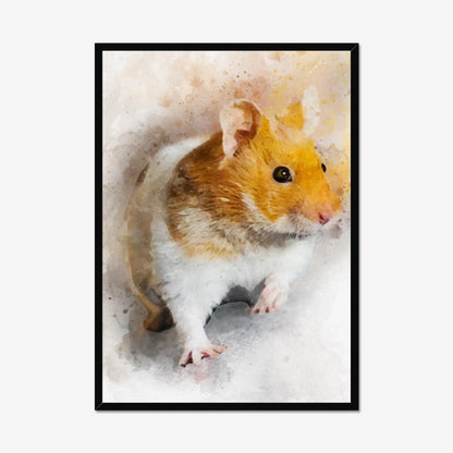 Gift for Hamster Lover | Photo to Painting
